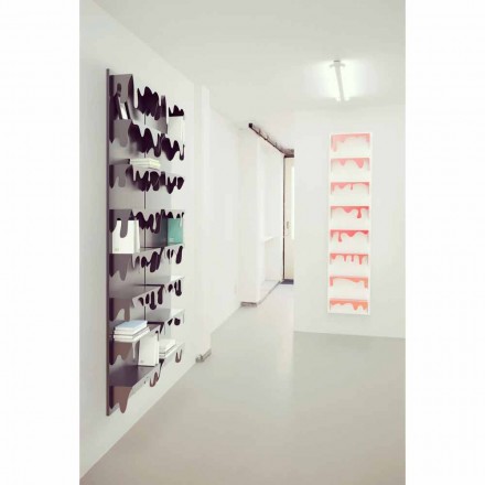 Library Design Kolata 50x127 (8 shelves) Mabele Viadurini