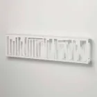 Modern Design Wall Bookcase in White Metal Made in Italy - Bolivia Viadurini