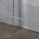 Living Room Bookcase in Transparent Acrylic Crystal 2 Sizes - Parotta Viadurini