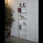 Living Room Bookcase in Transparent Acrylic Crystal 2 Sizes - Parotta Viadurini