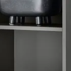 Vertical Bookcase in Various Finishes Made in Italy - Siviglia Viadurini
