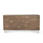 Sideboard with 3 Melamine Doors and Plexiglass Feet Made in Italy - Mickey Mouse Viadurini