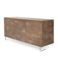 Sideboard with 3 Melamine Doors and Plexiglass Feet Made in Italy - Mickey Mouse