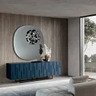 Sideboard with 4 Push-Pull Doors in MDF Made in Italy - Fabrizia Viadurini
