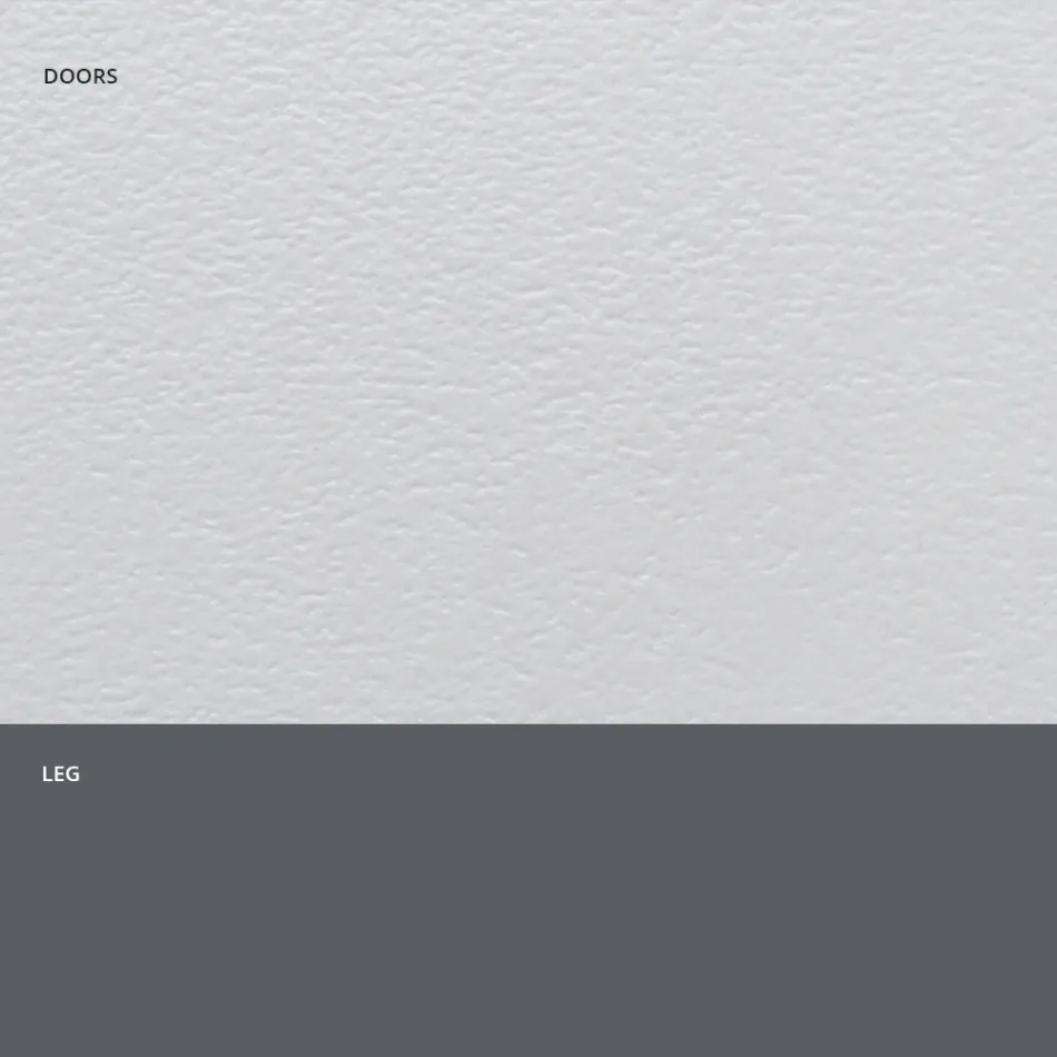 Sideboard with Doors in HPL Laminate Stone Effect Made in Italy - Fiorenza Viadurini