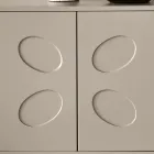 Rialto Sideboard with Four Doors in MDF and Melamine in Two Finishes Made in Italy Viadurini