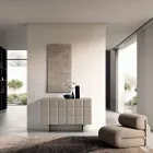 Interior Sideboard with 2 Checkered Doors Made in Italy - Elisabetta Viadurini