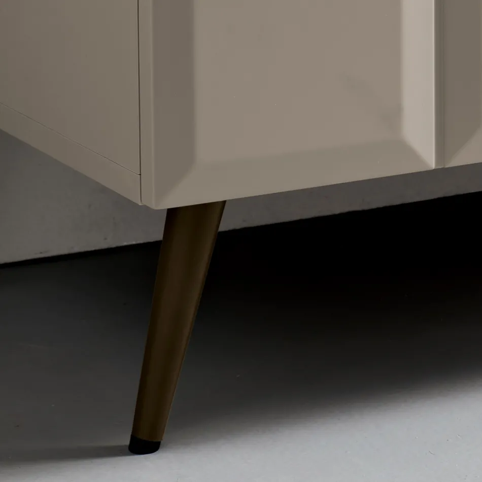 Interior Sideboard with 2 Checkered Doors Made in Italy - Elisabetta Viadurini