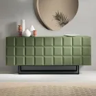 Indoor Sideboard with 3 Checkered Doors Made in Italy - Elisabetta Viadurini