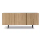 Estella Indoor Sideboard with Laminated Body and PVC-Covered MDF Doors Viadurini