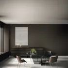 Wooden Sideboard with Glass Structure Made in Italy - Azuki Viadurini