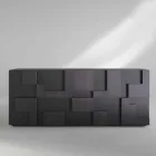 Azalea thermocontruated brushed larch wood design Viadurini