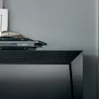 3-Door Wooden Sideboard with Inclined Edge and Ceramic Top - Mondolfo Viadurini