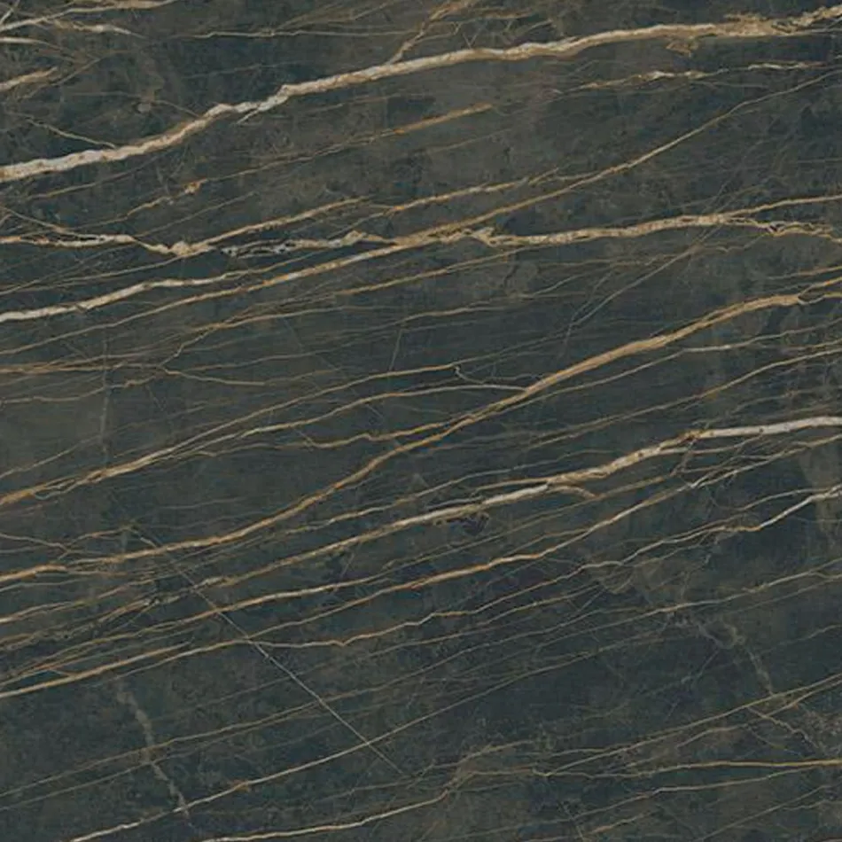 3-Door Wooden Sideboard with Inclined Edge and Ceramic Top - Mondolfo Viadurini