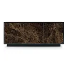 Sideboard in Lacquered Wood with 2 or 3 Ceramic Doors Made in Italy - Fiorenza Viadurini