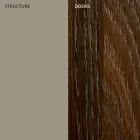 Living Room Sideboard in Lacquered Mdf 3 Doors with Screen Printed Inlays - Saronno Viadurini