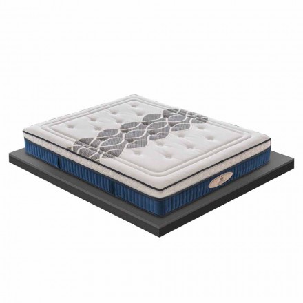Single Memory Aloe Feel Mattress with 800 Springs Made in Italy - Greece Viadurini