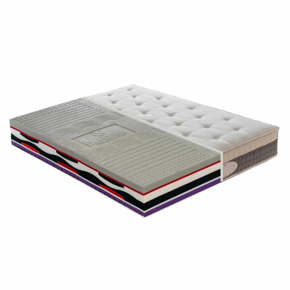 Single Mattress in High Density Memory Xform Made in Italy - Silvestro Viadurini