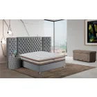 Single Memory Xform Mattress 25 cm high Made in Italy - Charcoal Viadurini