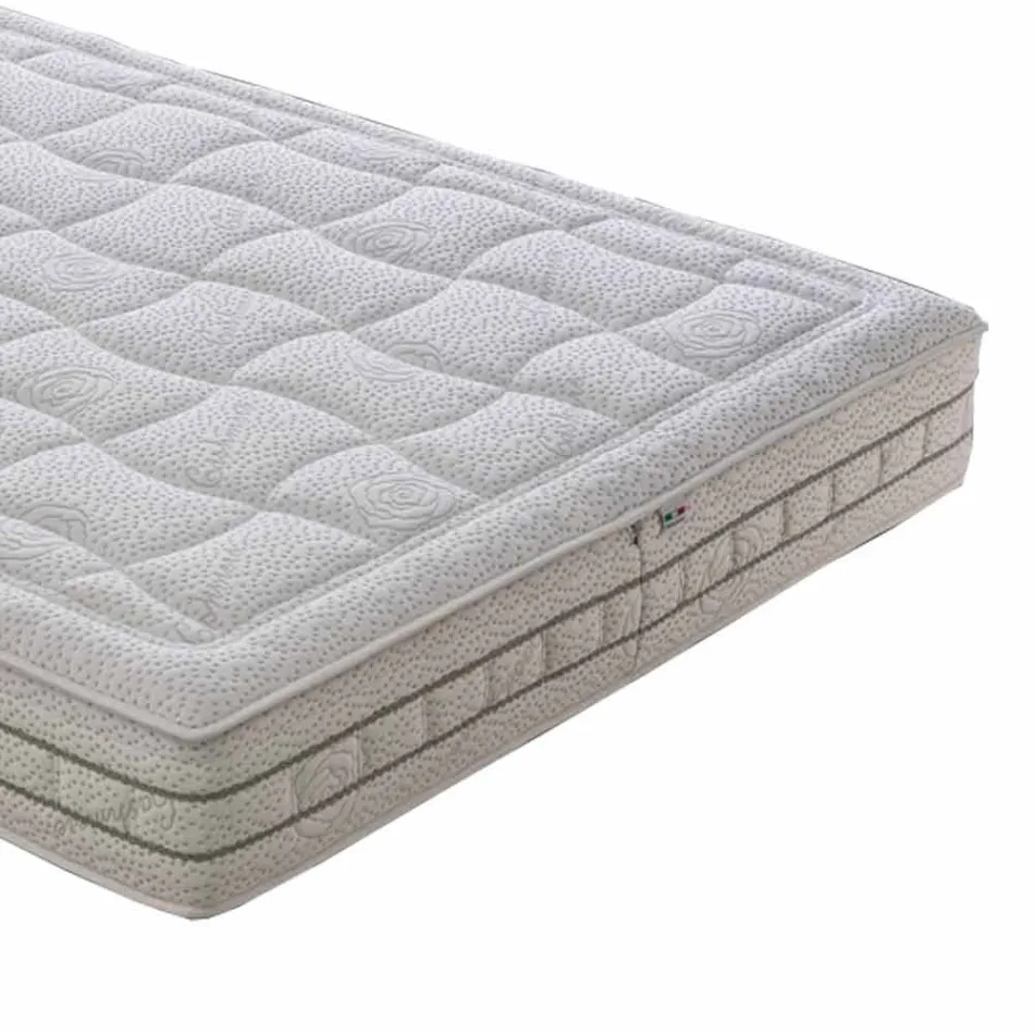 One and a Half Mattress in Luxury Memory H 25 cm Made in Italy - Platinum Viadurini