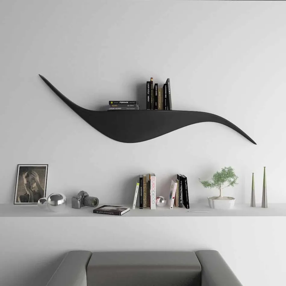 Modern design wall shelf made in Italy, Tuscania Viadurini