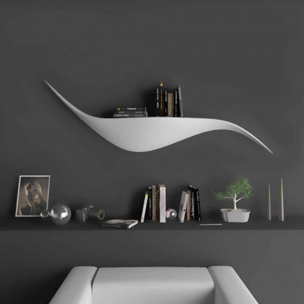Modern design wall shelf made in Italy, Tuscania Viadurini