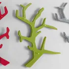 Plexiglass Wall Shelf with Coat Hooks Made in Italy - Neon Viadurini