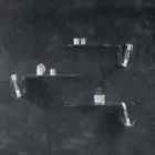 Design Shelf in Transparent Acrylic Crystal Made in Italy - Teride Viadurini