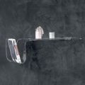 Design Shelf in Transparent Acrylic Crystal Made in Italy - Teride