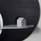 Design Shelf in Varnished Multilayer Composed of Modular Panels - Livia Viadurini