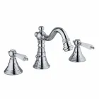 3-Hole Mixer for Bidet in Brass Classic Design Made in Italy - Shelly Viadurini