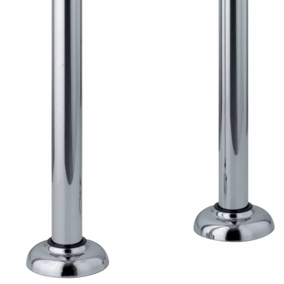 Column Mixer for Bathtub with Shower in Brass Made in Italy - Shelly Viadurini