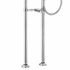 Classic Floor Mixer for Bathtub Made in Italy Brass - Omidio Viadurini