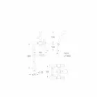 Classic Mixer for Floor Bathtub in Brass Made in Italy - Panico Viadurini