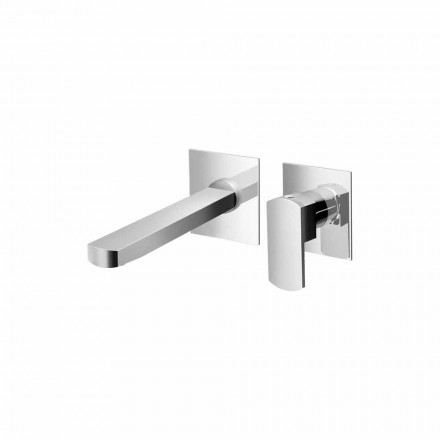 Wall Mounted Bathroom Basin Mixer No Drain Made in Italy - Sika Viadurini