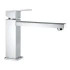 Bathroom basin mixer with spout 170 mm center distance Made in Italy - Medida Viadurini