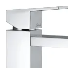 Bathroom basin mixer with spout 170 mm center distance Made in Italy - Medida Viadurini