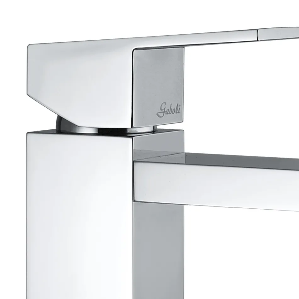 Bathroom basin mixer with spout 170 mm center distance Made in Italy - Medida Viadurini