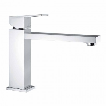 Bathroom basin mixer with spout 170 mm center distance Made in Italy - Medida Viadurini