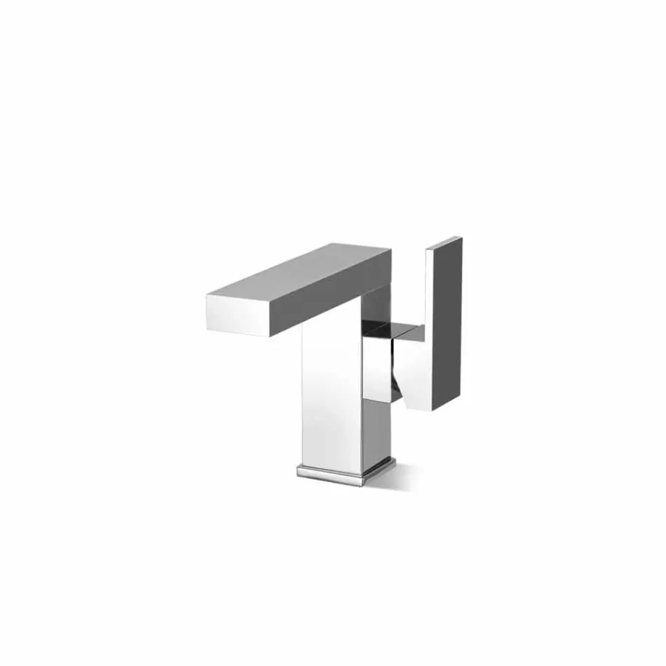 Bathroom Basin Mixer with Side Lever of Made in Italy Design - Panela Viadurini