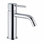 Bathroom Basin Mixer in Chromed Brass Modern Design Made in Itlay - Liro Viadurini