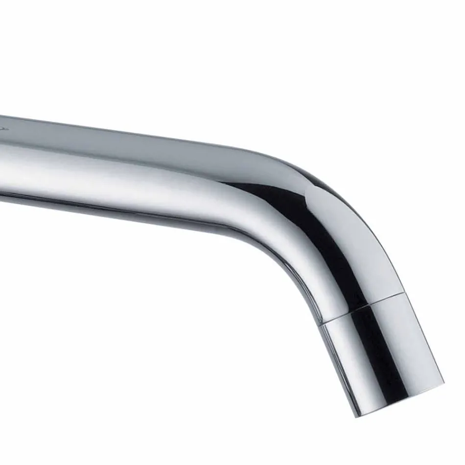 Basin Mixer with Spout 200 mm Center Distance in Brass Made in Italy - Liro Viadurini