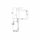 Modern Bathroom Sink Mixer Without Drain Made in Italy - Galla Viadurini