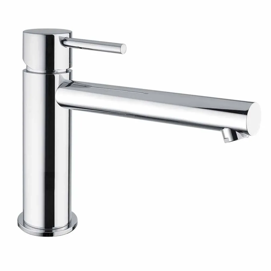 Brass basin mixer with spout 170 mm center distance Made in Italy - Ermia Viadurini