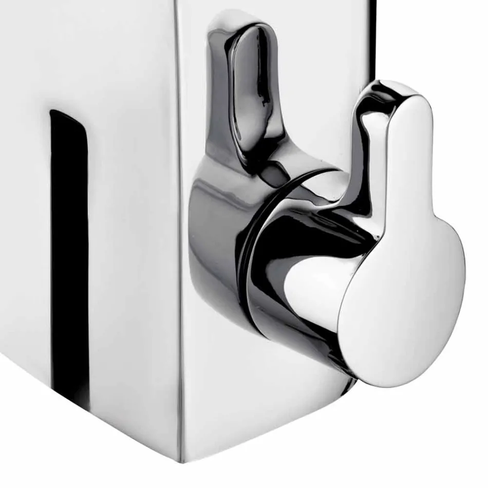 Modern Basin Mixer with Infrared Sensor in Chromed Metal - Gonzo Viadurini