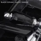 Classic Style Handmade Brass Basin Mixer with Lever - Noriana Viadurini