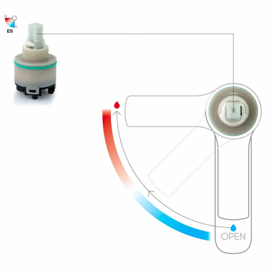 Modern Brass Bidet Mixer with Drain Made in Italy - Sindra Viadurini