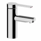 Modern Bathroom Sink Mixer in Chrome-Plated Metal - Zanio Viadurini