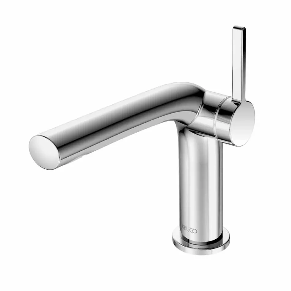Modern Single-Lever Mixer for Washbasin Without Metal Drain - Pinto Viadurini