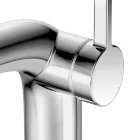 Modern Single-Lever Mixer for Washbasin Without Metal Drain - Pinto Viadurini